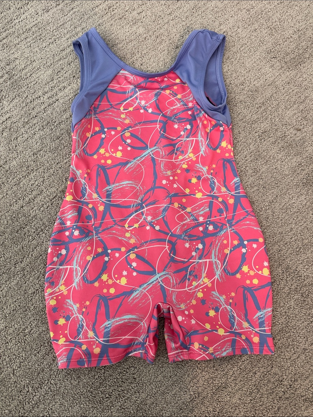 Girls' Pink & Purple Leotard Sz M